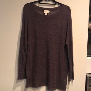 DKNY Long layering sweater.